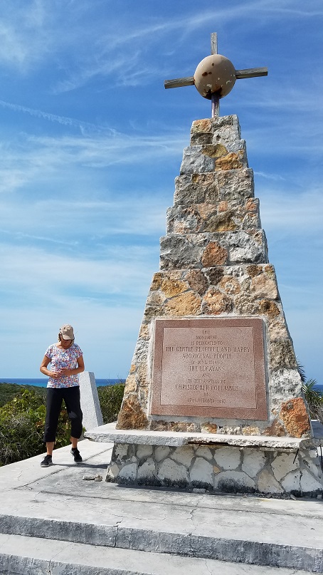 Columbus Monument: High atop cliffs at Cape Santa Maria
